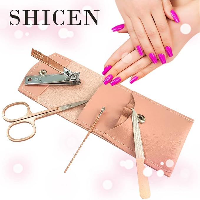 Manicure Set, Professional Women Nail Clippers Kit 4PCS， Stainless Steel Nail - Image 6
