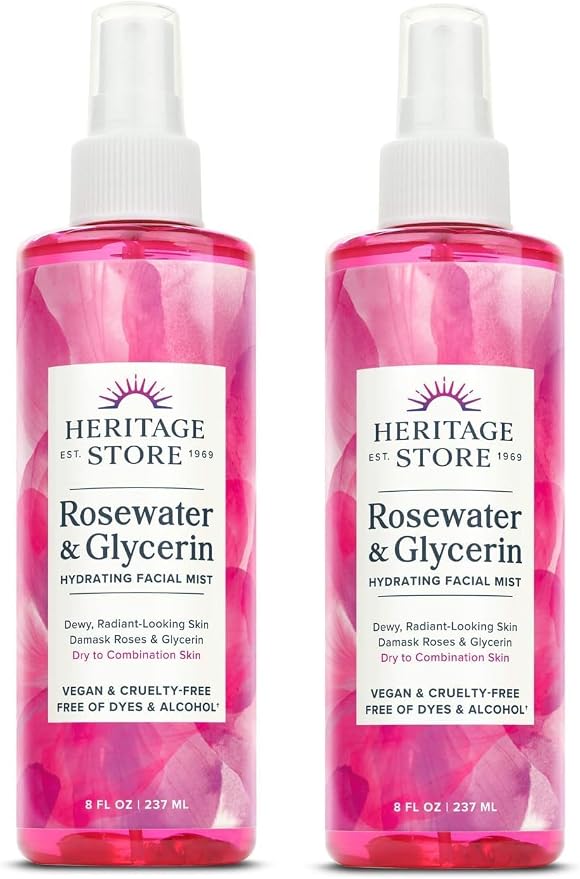 HERITAGE STORE Rosewater & Glycerin 2-pack by HERITAGESTORE