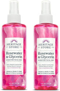 HERITAGE STORE Rosewater & Glycerin 2-pack by HERITAGESTORE