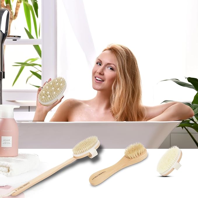 SAMEBUTECO Dry Brushing Body Brush Set - Image 7