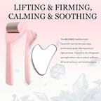 Ice Roller for Face&Eyes with Gua Sha Facial Tool, 3-Pcs Stainless Steel Facial - Image 5