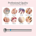 10pcs Safety Ball Cuticle Drill Bits, Carbide Diamond Nail Bits - Image 5