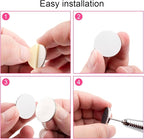 Sanding Paper Discs with Metal Nail Drill Bit Foot Sandpaper Discs 25mm Foot - Image 6