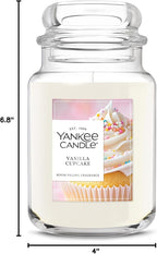 Yankee Candle Vanilla Cupcake, Scented Candle, 22oz Large Jar - Image 9