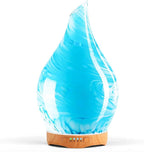 Porseme 280ml Essential Oil Diffuser Glass Color Changing Aroma Air Diffusers by Porseme