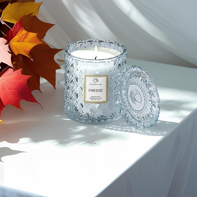 Chloefu LAN Smokey Fireside Scented Candle Gifts - Image 4