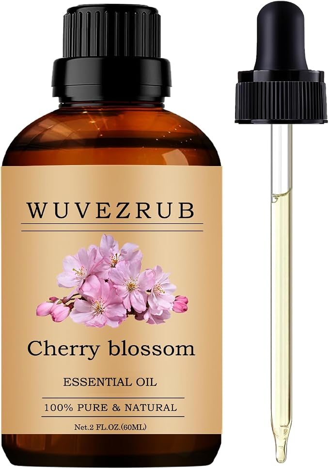 Cherry Blossom Essential Oils, 60ML Pure and Natural Essential Oil by WUVEZRUB