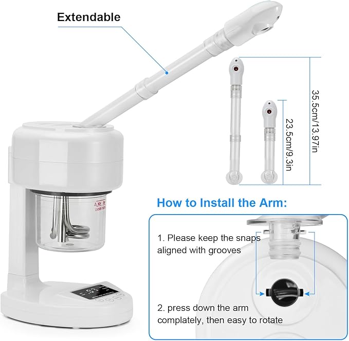 JOSTZHXIN Facial Steamer Nano Ionic Face Steamer - Image 6