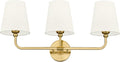 Bathroom Light Fixtures, Brushed Gold Vanity Lights by Metwet
