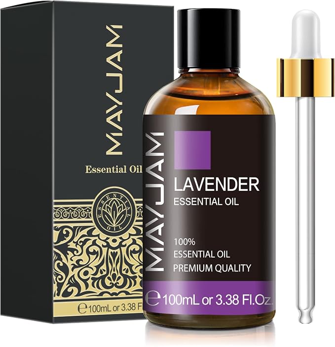 Lavender Essential Oil 100ML, MAYJAM Pure Essential Oils by MAYJAM