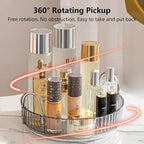 Rotating Makeup Organizer for Vanity, Spinning Cosmetics Storage for Bathroom - Image 2
