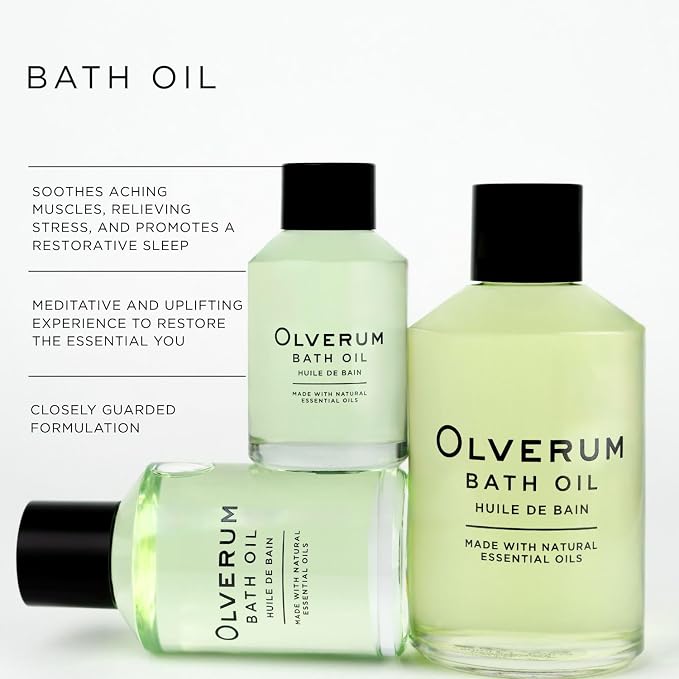 OLVERUM - Natural Bath Oil | Vegan, Cruelty-Free, Revitalizing Clean Beauty - Image 2