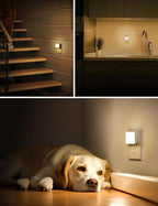 L LOHAS LED Night Lights Plug into Wall 2-Pack, 0.3W Plug in Night Light - Image 6