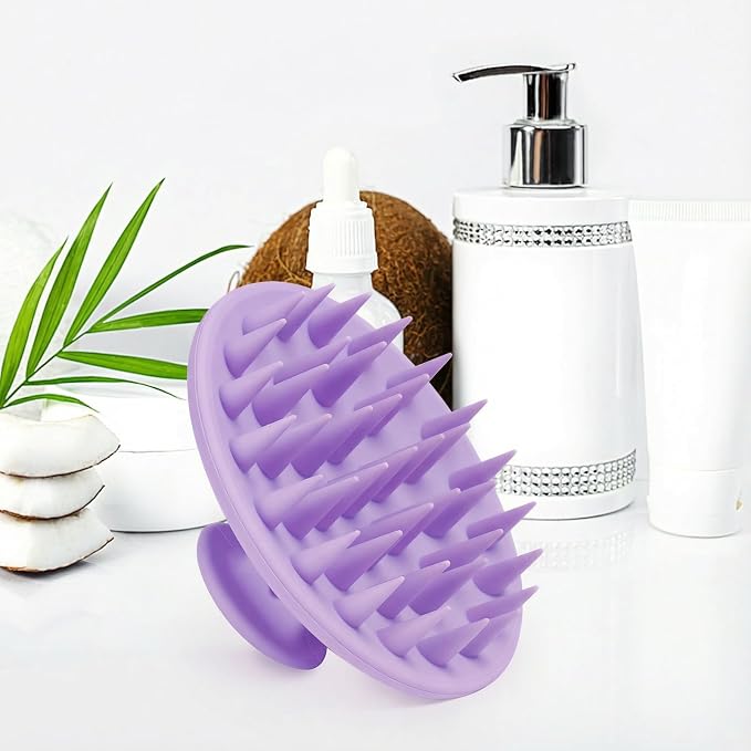 Silicone Scalp Massager Shampoo Brush, Scalp Brush - Image 5