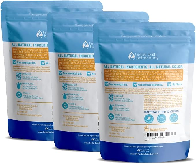 Detox Foot Soak Epsom Salt Soothing Soaks and Athlete's Foot Detox - Image 2