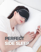 MZOO Luxury Sleep Mask for Back, Side Sleeper, Complete Light Blocking Sleeping - Image 2
