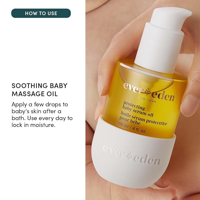 Evereden Protecting Baby Massage Oil, 4 oz. | Baby Oil - Image 4