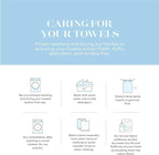 White Classic Luxury Ivory Hand Towels - Image 9
