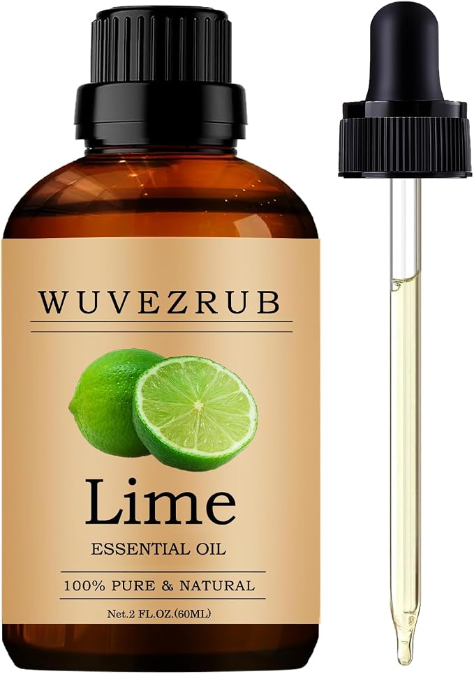 Lime Essential Oil -, Pure and Natural, 60ML / 2 Fl Oz by WUVEZRUB