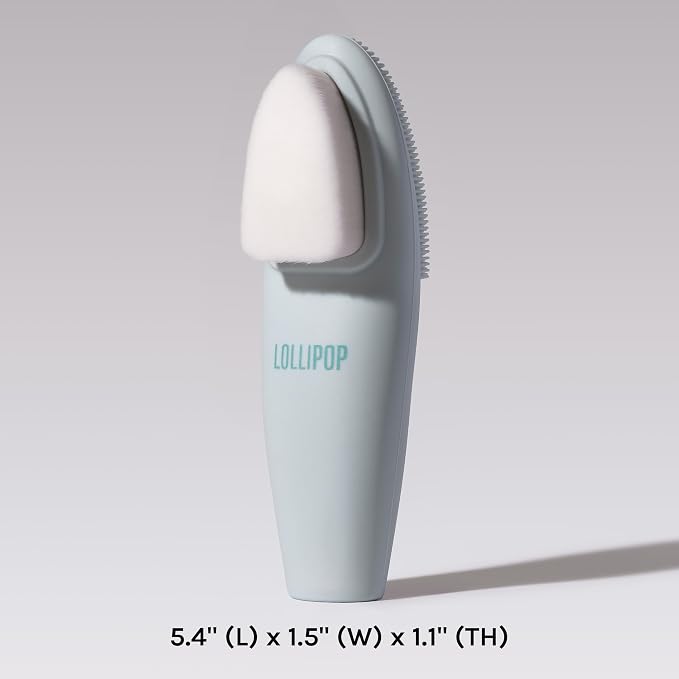 LOLLIPOP Dual-Sided Facial Cleansing Brush | Handle Size Silicone Face - Image 3