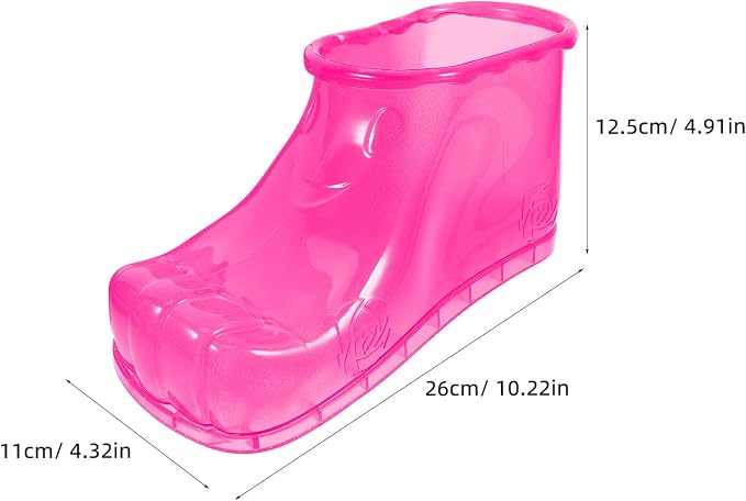 FRCOLOR Foot Soaking Shoes Waterproof PVC Spa Bath Slippers - Image 2
