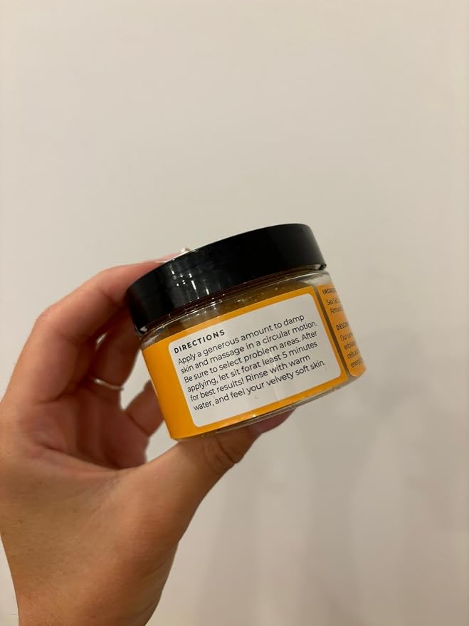GLO Melanin Turmeric Scrub for Dark Spots, Brightening Inner Thighs Bikini Area - Image 10