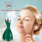 Facial Steamer-Nano Ionic Facial Steamer Warm Mist Humidifier Atomizer Sprayer - Image 2