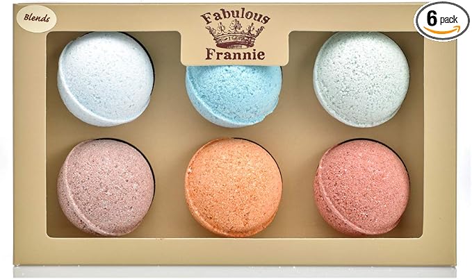Fabulous Frannie Bath Bombs Aromatherapy Wellness Gift Set De-Stress, Easy by Fabulous+Frannie