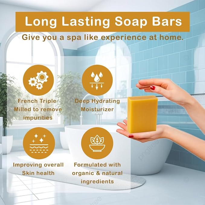 Simple Scents Australia Manuka Honey Scented Natural Soap Bars, 3.5oz - Image 4