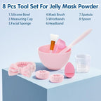 Pjordo Jelly Masks Set for Facials Professional, Hyaluronic Acid Jelly Mask - Image 4