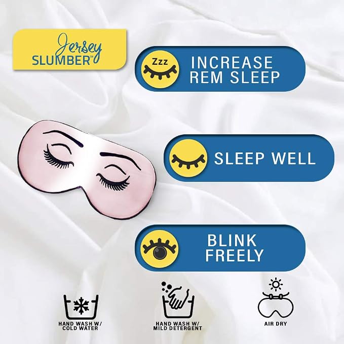 Silk Sleep Eye Mask for Men Women, Comfortable Super Soft Eye Mask - Image 2