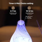 Essential Oil Diffuser, Art Glass Ultrasonic Aromatherapy Diffuser - Image 4