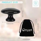 4 Pcs Mushroom Hot Massage Stones Set Natural Bian Warm Rocks Kit - Image 5