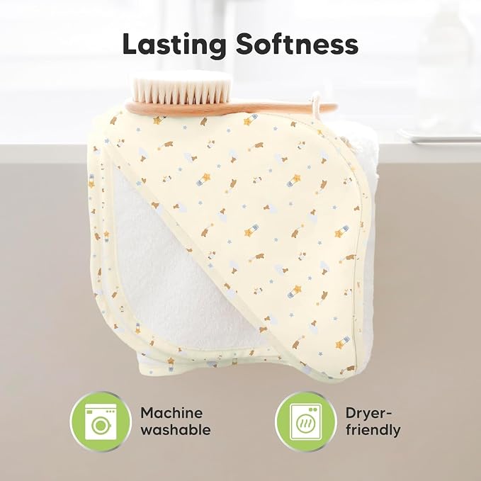 KeaBabies Hooded Baby Towel for Newborn - Image 6