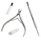 Professional Manicure Tools Set, Stainless Steel Cuticle Nipper, Upgrade Gel by HIFAU