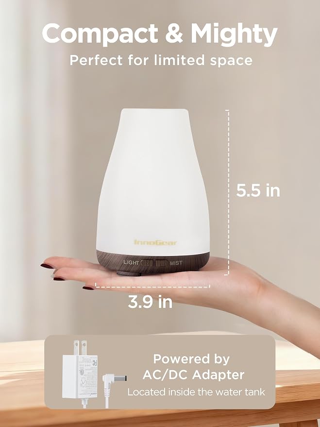 InnoGear Essential Oil Diffuser, Ultrasonic Diffusers - Image 2