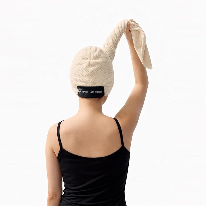 Smart Hair Towel™ – Slim Shape Microfiber Hair Wrap - Image 6