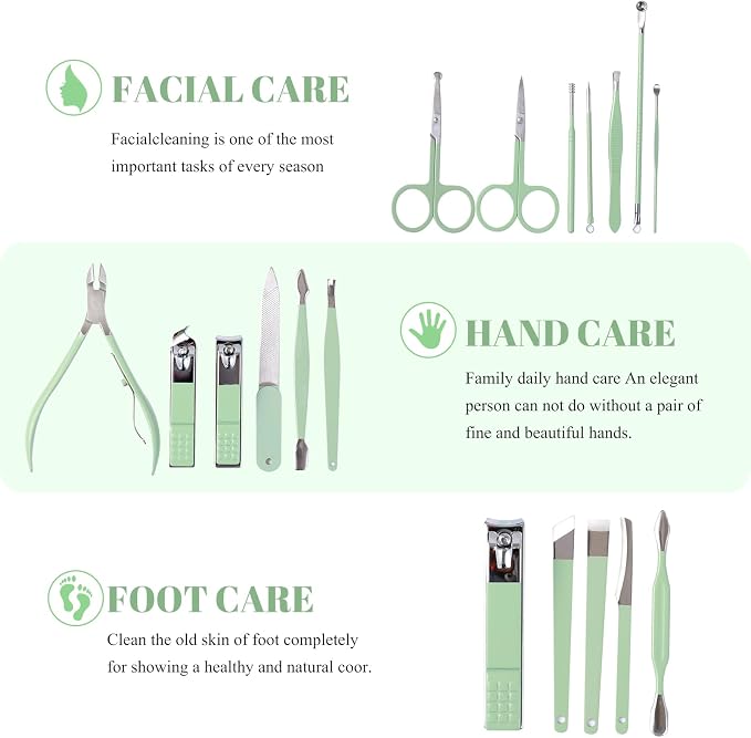 Manicure Set Pedicure Kit Nail Clippers Set Fingernail Clipper Set Ingrown - Image 2