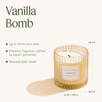 LA JOLIE MUSE Vanilla Bomb Candle –Vanilla, Lemon Zest & Patchouli | 10 oz - Image 5