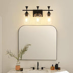 Bathroom Light Fixtures, Matte Black Vanity Lights - Image 8
