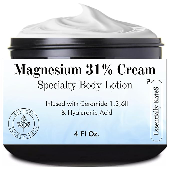 Magnesium 31% Cream Lotion 4 Fl Oz by EssentiallyKateS
