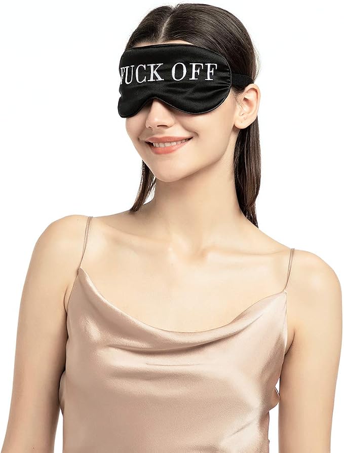 100% Mulberry Silk Sleep Mask Blackout, Cute Natural Sleeping Mask - Image 6