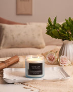 M&SENSE Jasmine & Clean Cotton Spring Scented Candle, 11.6oz Aromatherapy Gifts - Image 6