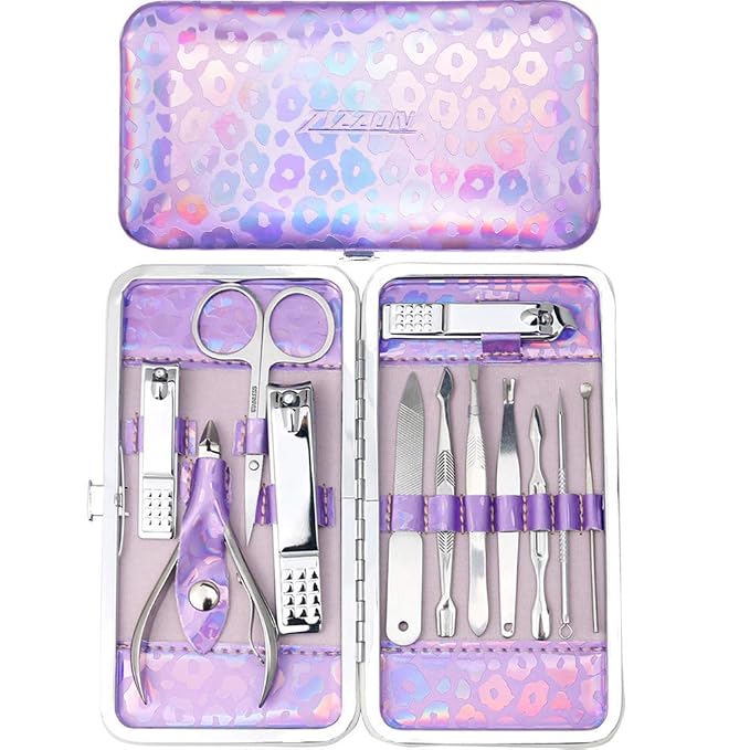 ZIZZON Nail Clippers Kit Manicure Pedicure Set by ZIZZON