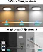 wowatt 2Pcs Battery Operated Ceiling Lights Rechargeable Motion Sensor Light - Image 6