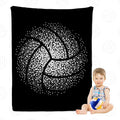 Volleyball Blanket Gift for Boy Girl, Volley Ball Sport Throw Lightweight Super by Padumuttara