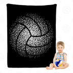 Volleyball Blanket Gift for Boy Girl, Volley Ball Sport Throw Lightweight Super by Padumuttara