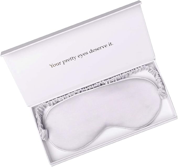 Silk Sleep Mask Light Blocking Luxury 100% Mulberry 19mm Silk Eye Mask Eye - Image 9