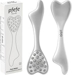 pfefe Stainless Steel Gua Sha & Face Roller, 3-in-1 Dolphin Facial Roller by PfefeRoutine