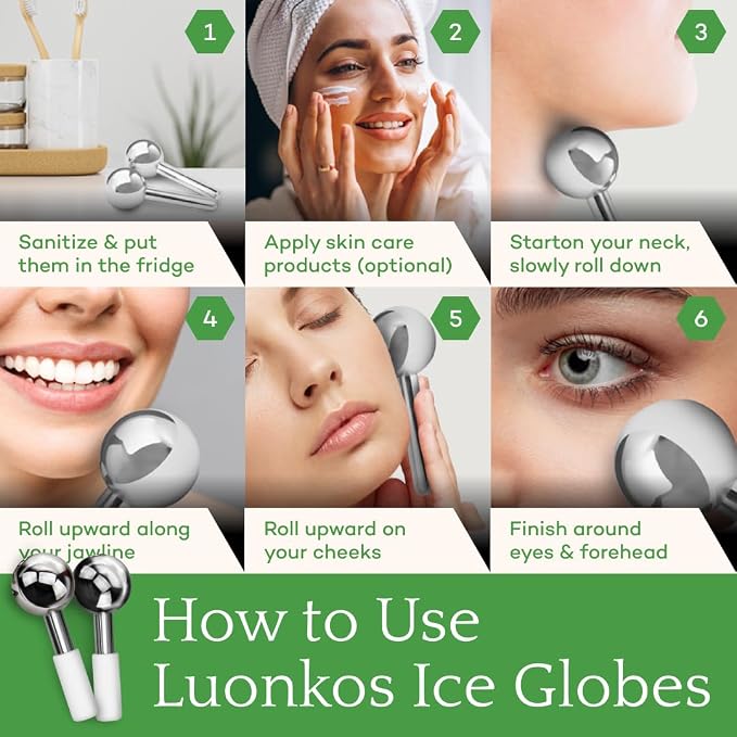 LUONKOS Gua Sha Ice Globes - Image 6